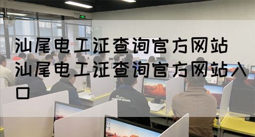 汕尾电工证查询官方网站（汕尾电工证查询官方网站入口）