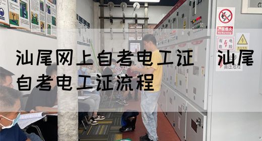 汕尾网上自考电工证（汕尾自考电工证流程）(图1)