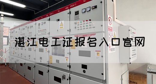 湛江电工证报名入口官网