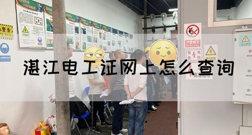 湛江电工证网上怎么查询